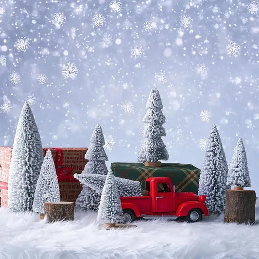 Petit Sapin Enneigé Univers Noël