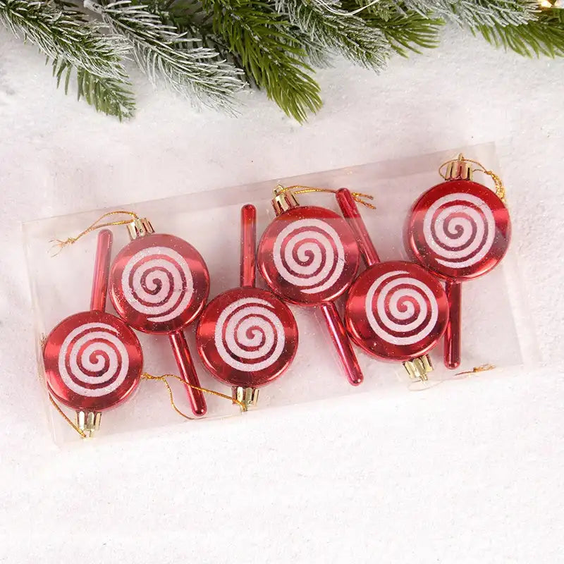 Ornements rouges pour sapin Univers Noël 