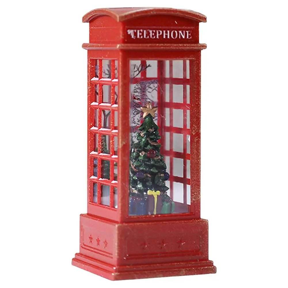 Cabine Téléphonique de Noël Lumineuse - Univers Noël