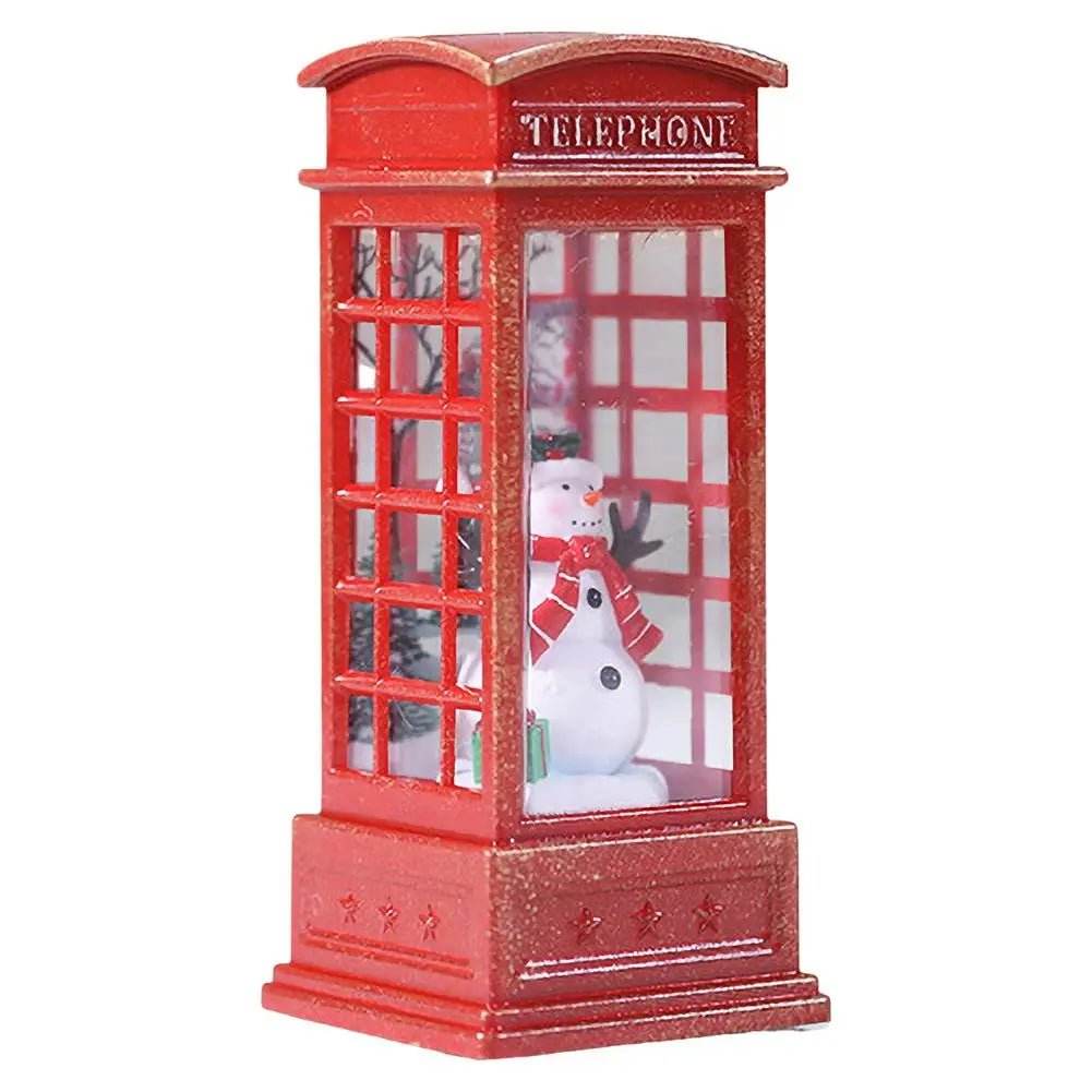 Cabine Téléphonique de Noël Lumineuse - Univers Noël