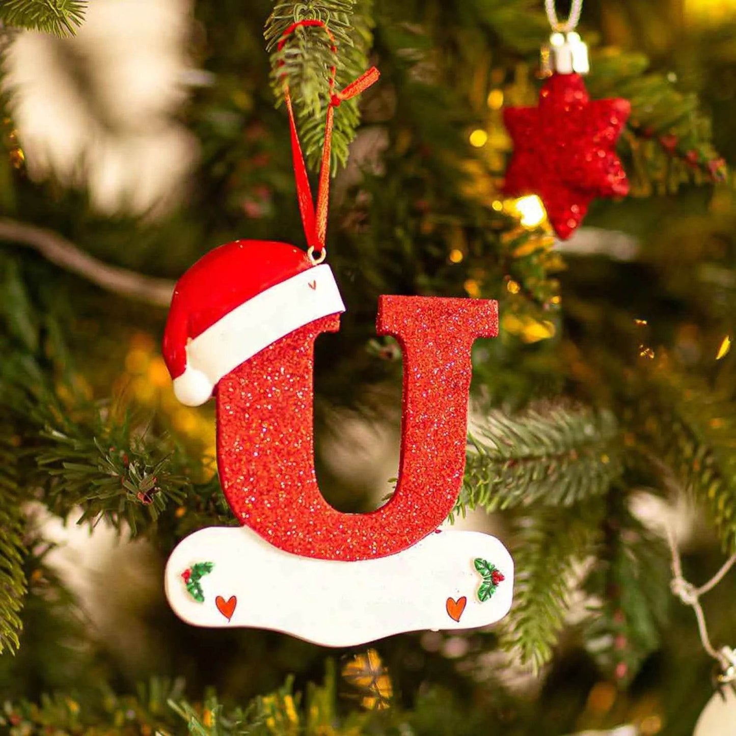 Ornement en Forme de Lettre - Univers Noël