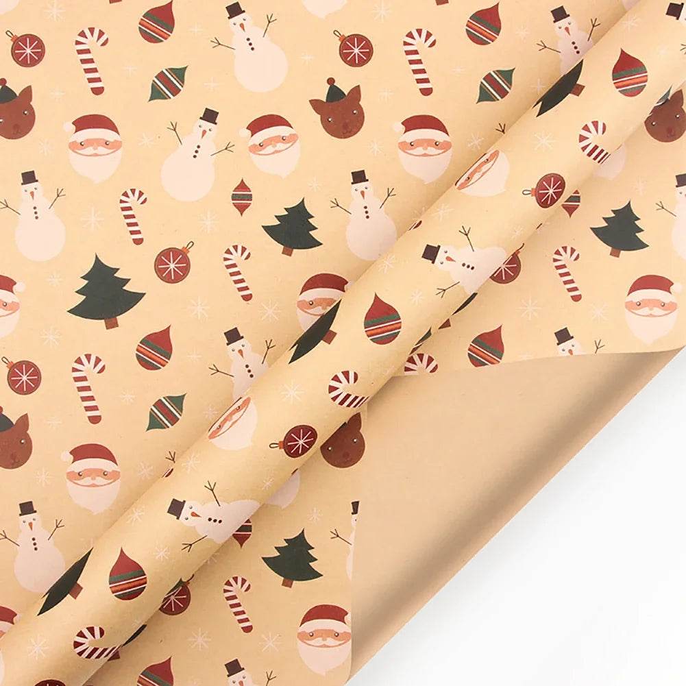 Papier pour Emballage de Cadeaux - Univers Noël