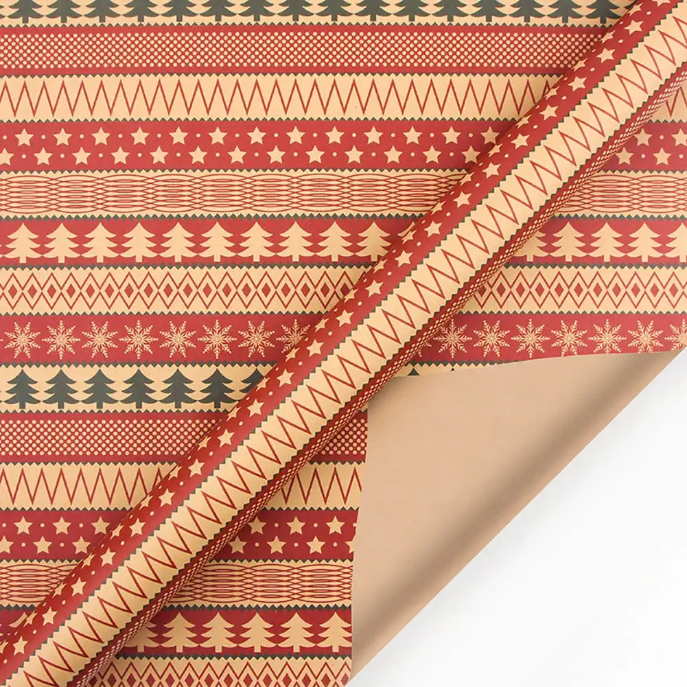 Papier pour Emballage de Cadeaux Univers Noël 
