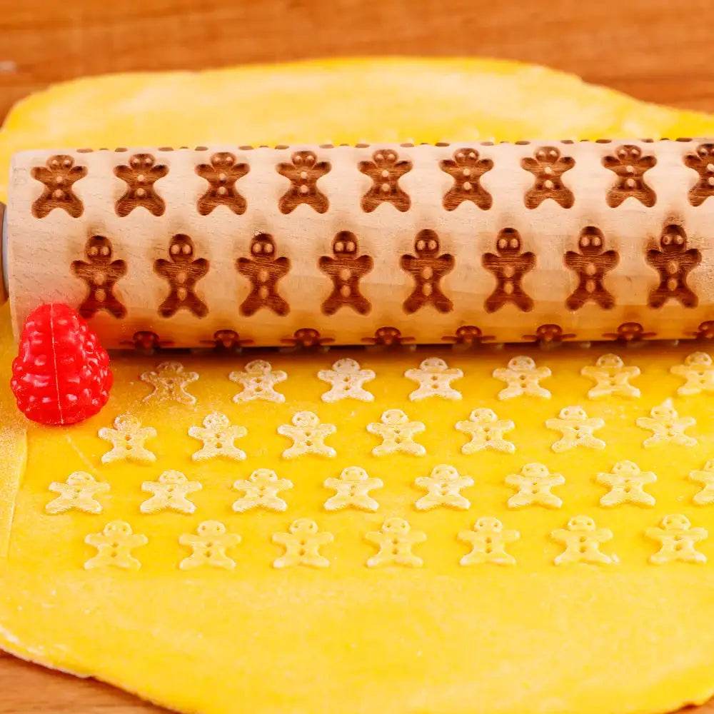 Rouleau à Pâtisserie Gravé - Univers Noël