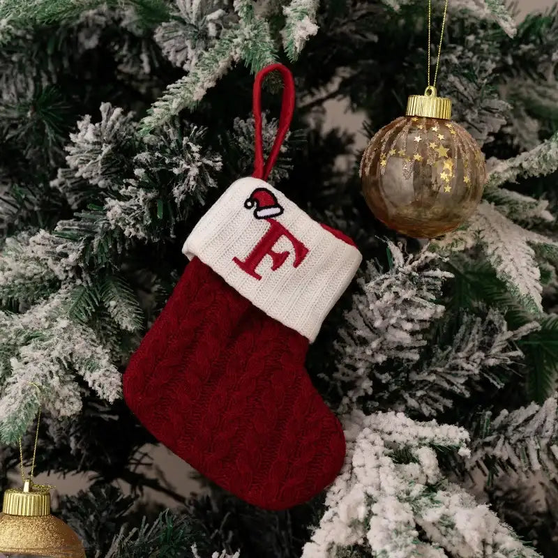 Chaussettes de Noël Tricotées Univers Noël 