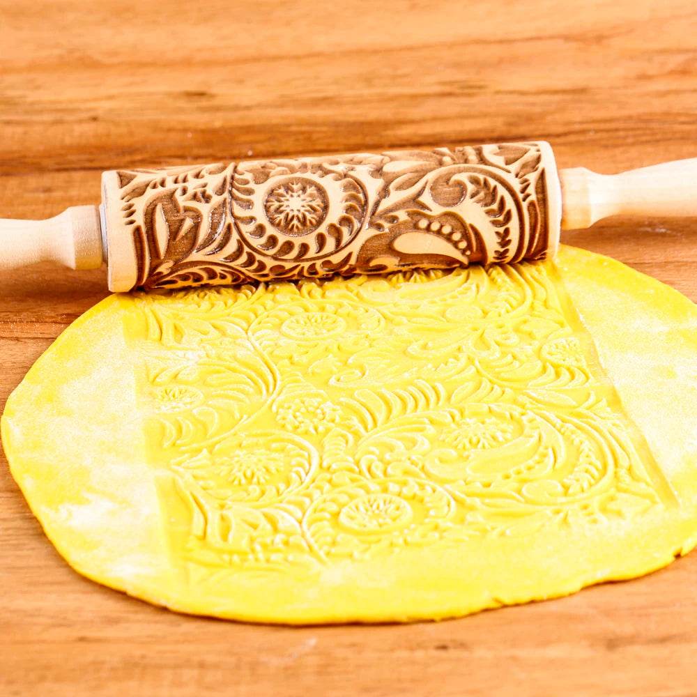 Rouleau à Pâtisserie Gravé - Univers Noël