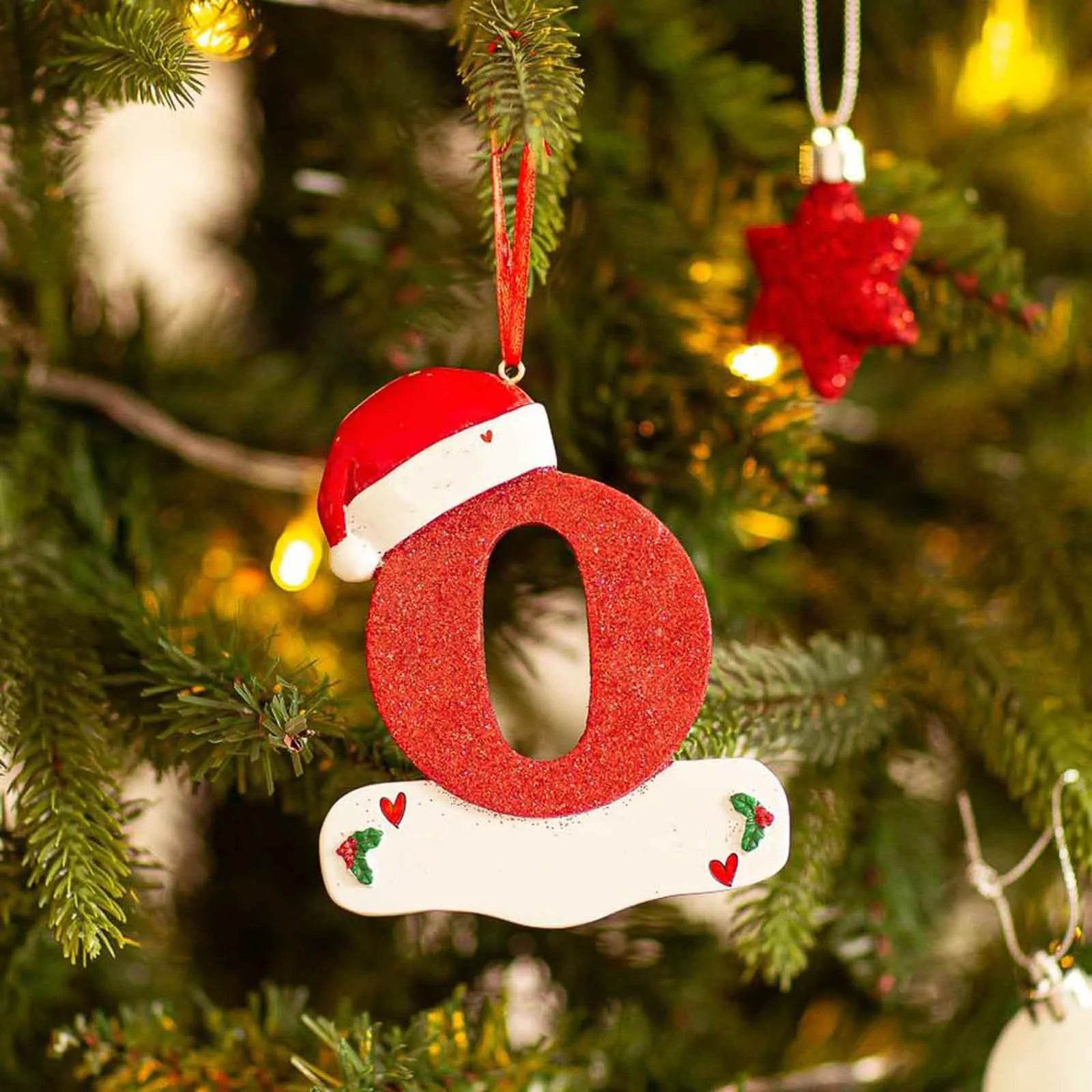 Ornement en Forme de Lettre - Univers Noël