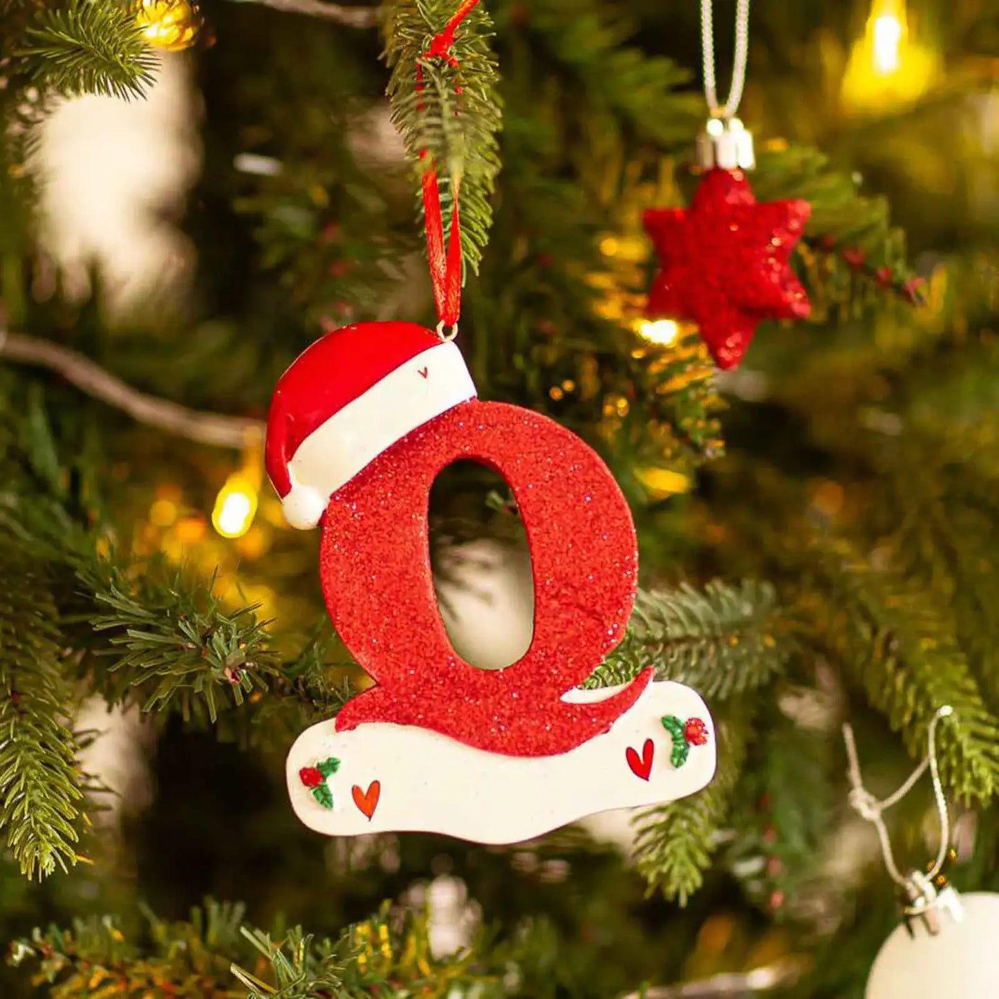 Ornement en Forme de Lettre Univers Noël 