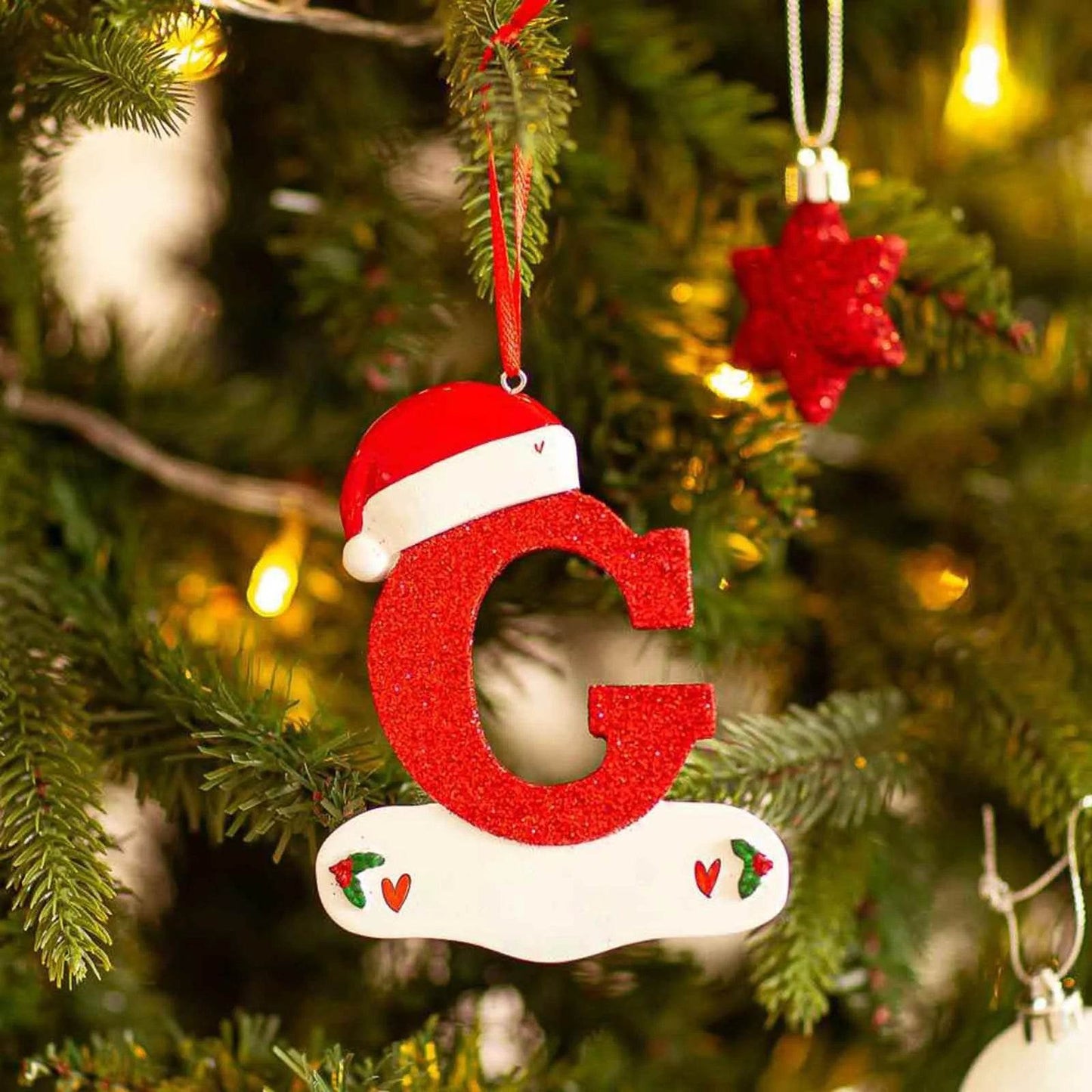 Ornement en Forme de Lettre - Univers Noël