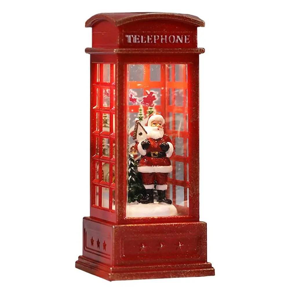 Cabine Téléphonique de Noël Lumineuse - Univers Noël