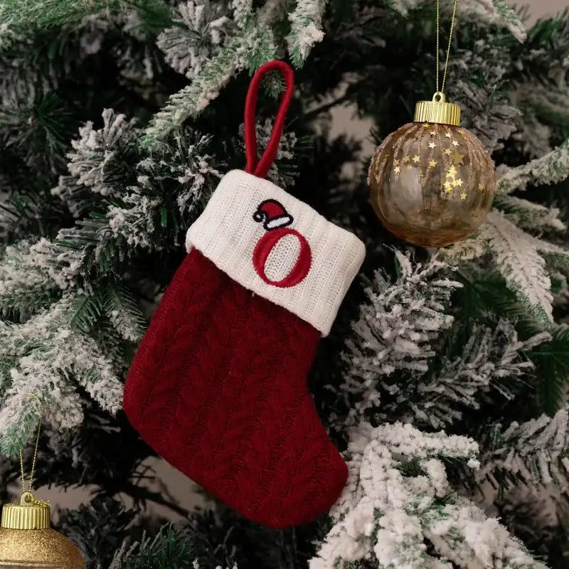 Chaussettes de Noël Tricotées Univers Noël 