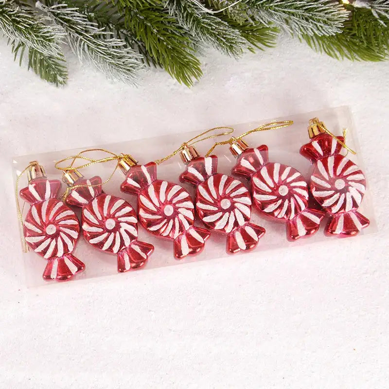 Ornements rouges pour sapin Univers Noël 