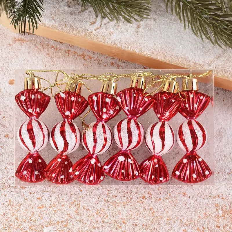 Ornements rouges pour sapin Univers Noël 