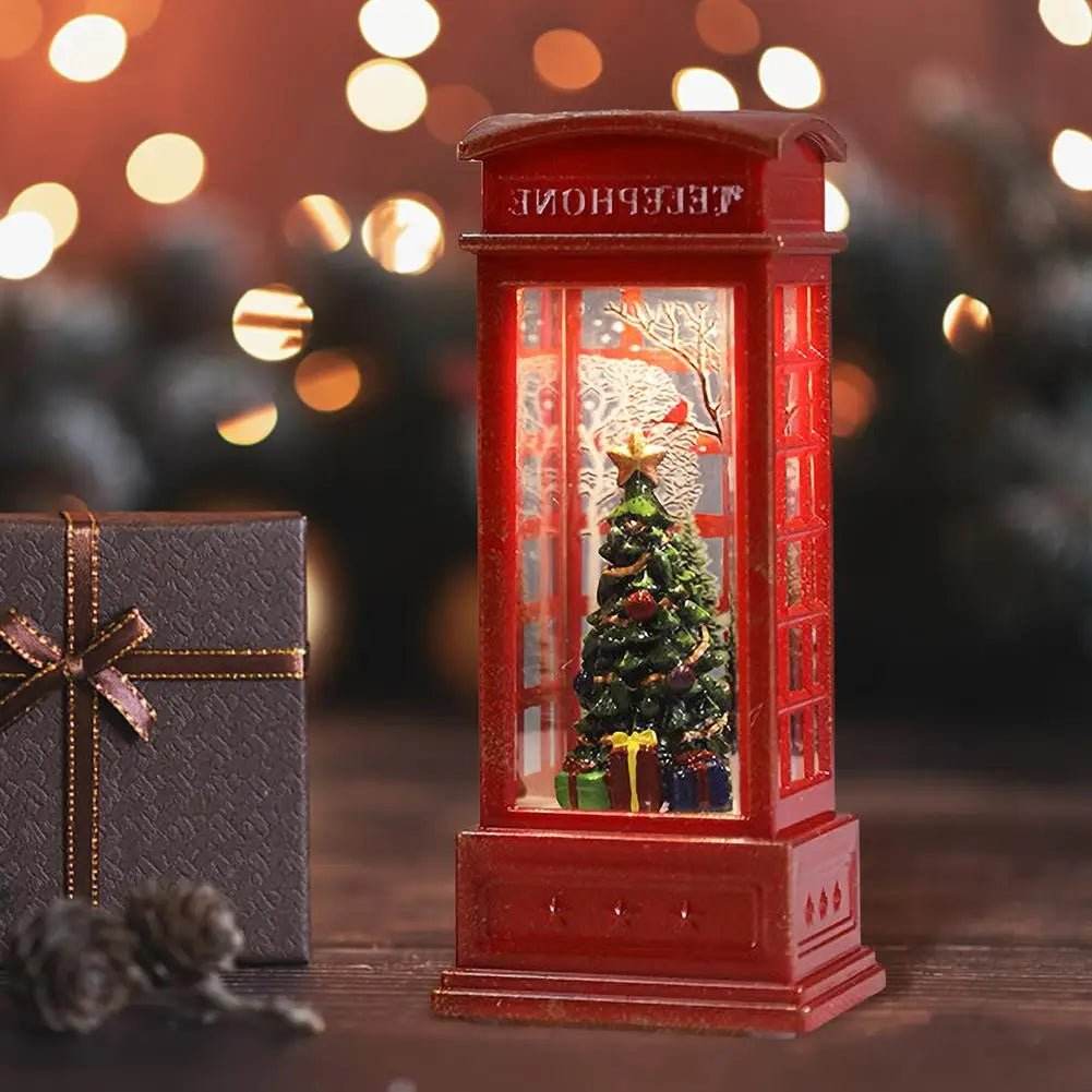 Cabine Téléphonique de Noël Lumineuse - Univers Noël