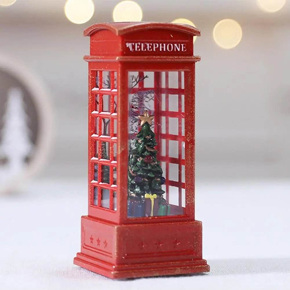 Cabine Téléphonique de Noël Lumineuse - Univers Noël