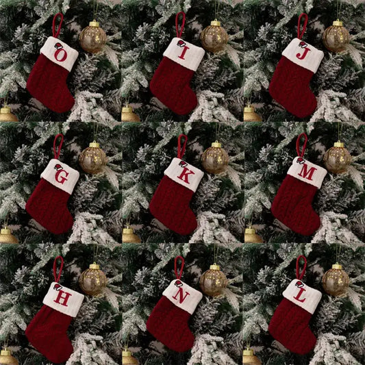 Chaussettes de Noël Tricotées Univers Noël 