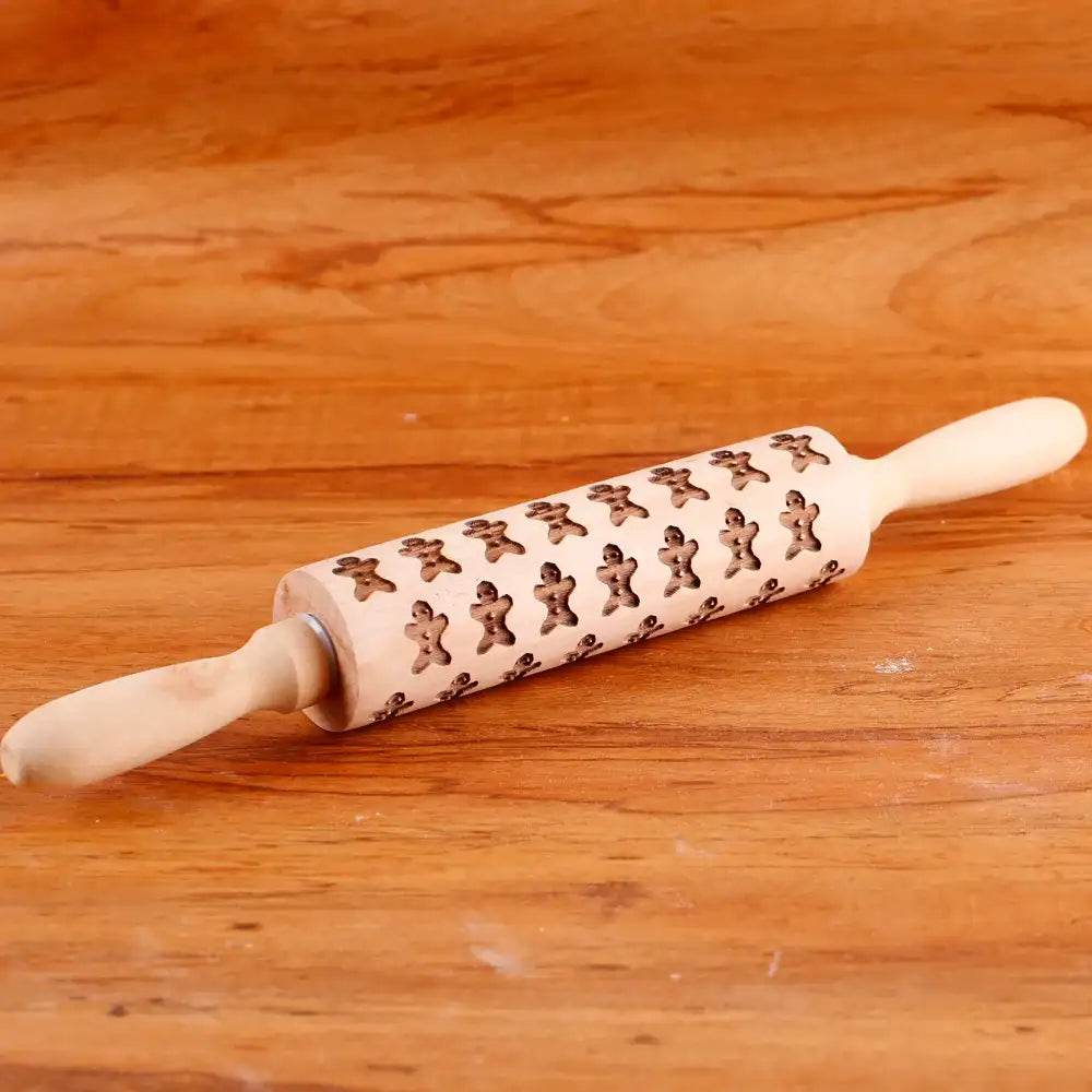 Rouleau à Pâtisserie Gravé - Univers Noël