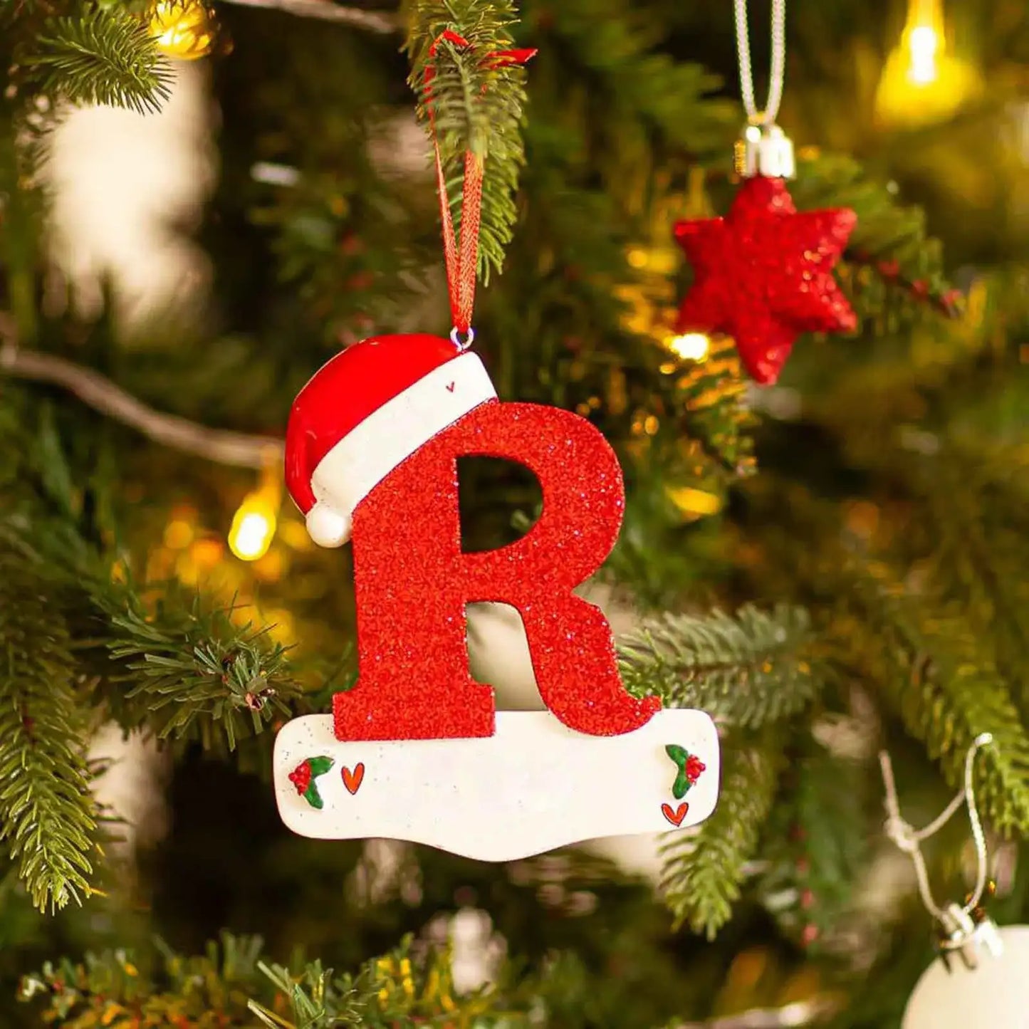 Ornement en Forme de Lettre Univers Noël 