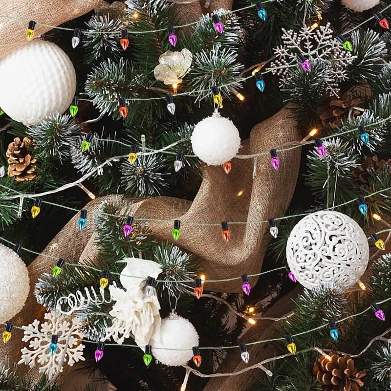 Guirlande d'Ampoules Colorées - Univers Noël