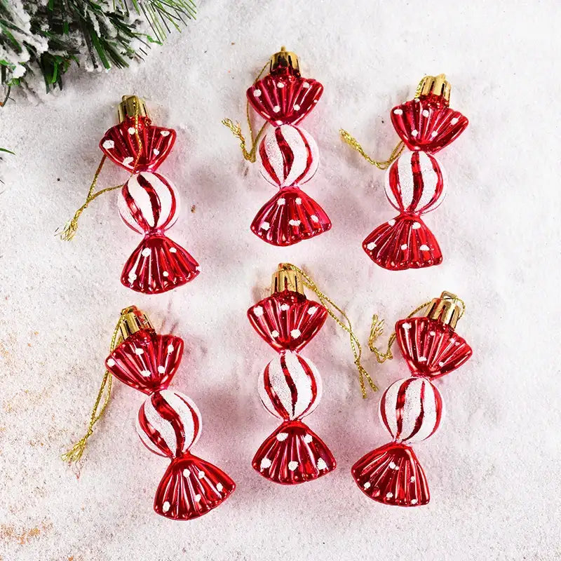 Ornements rouges pour sapin Univers Noël 