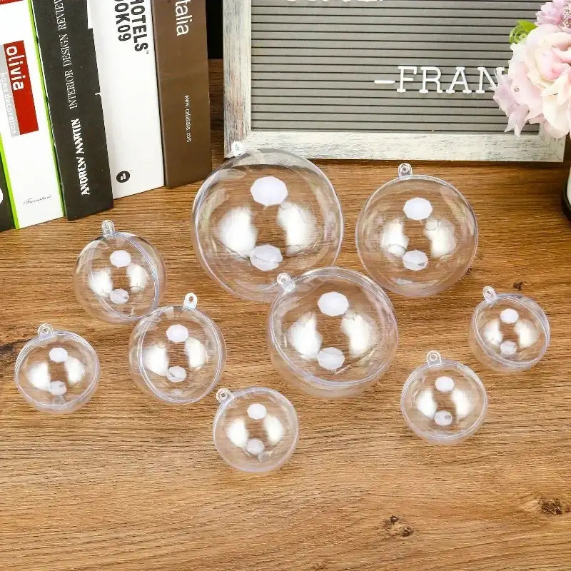 Boules Transparentes Vides Univers Noël 