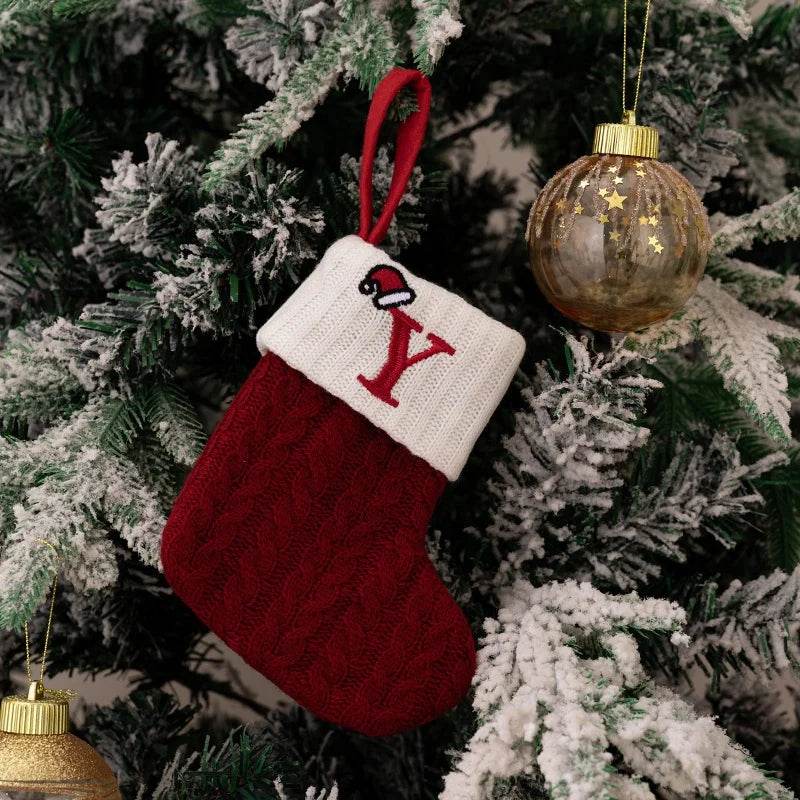 Chaussettes de Noël Tricotées - Univers Noël