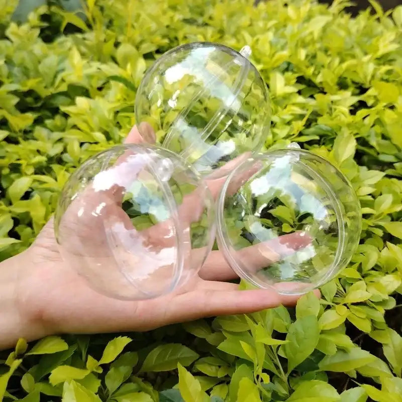 Boules Transparentes Vides Univers Noël 