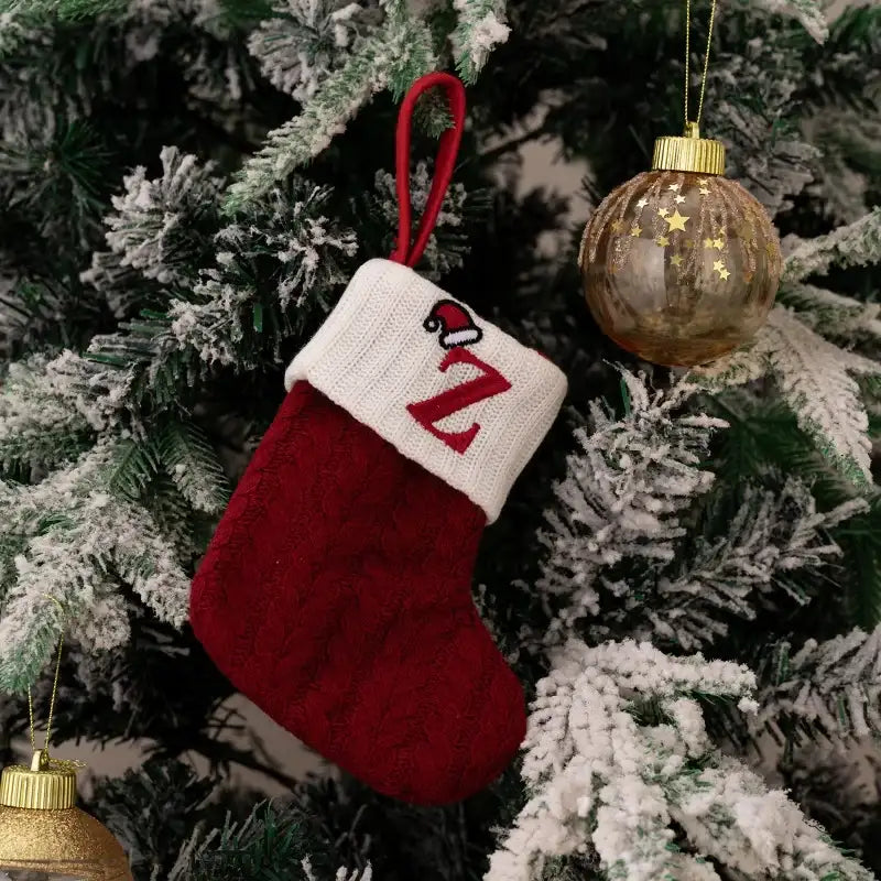 Chaussettes de Noël Tricotées Univers Noël 