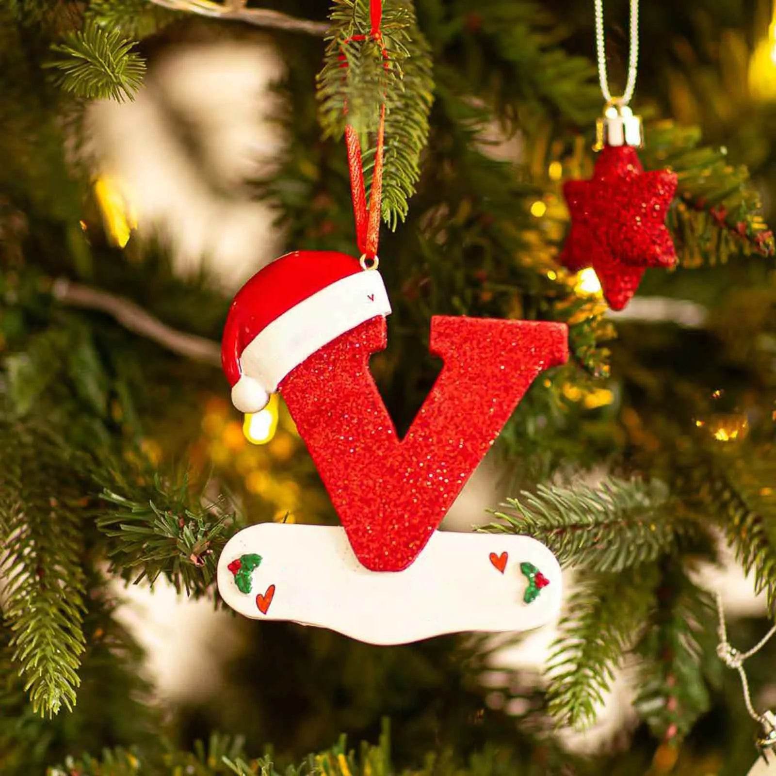 Ornement en Forme de Lettre - Univers Noël