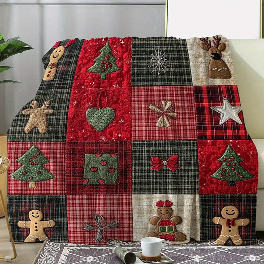 Couverture Rustique Univers Noël 