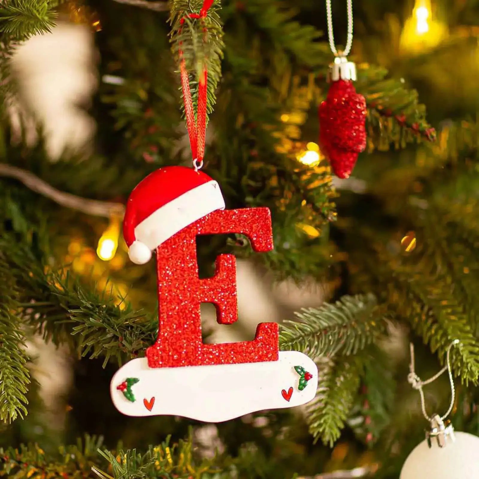 Ornement en Forme de Lettre Univers Noël 