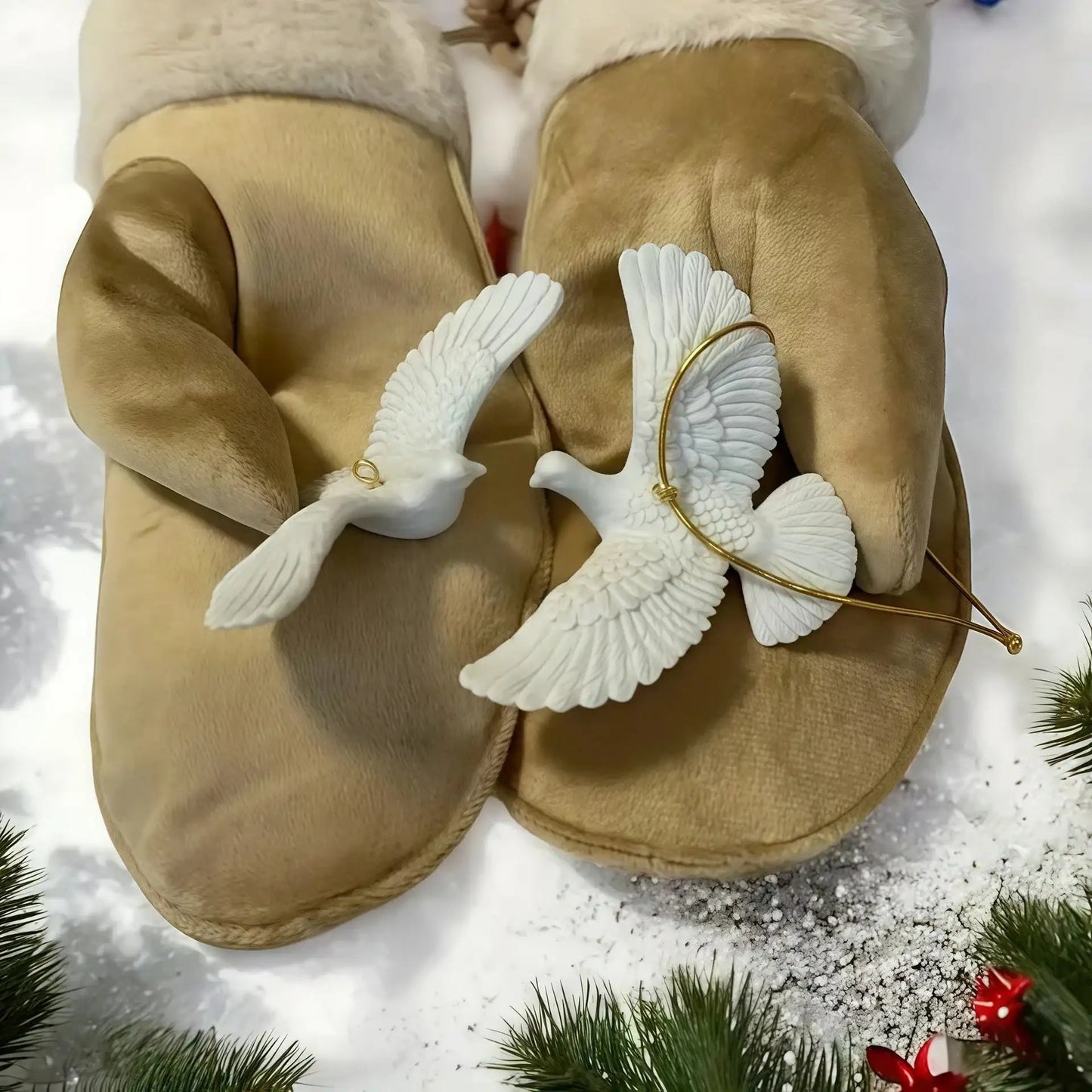 Ornement Colombe de Noël