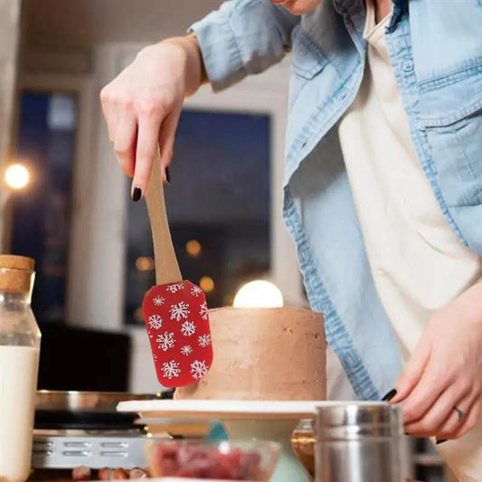 Spatules en Silicone et Bois