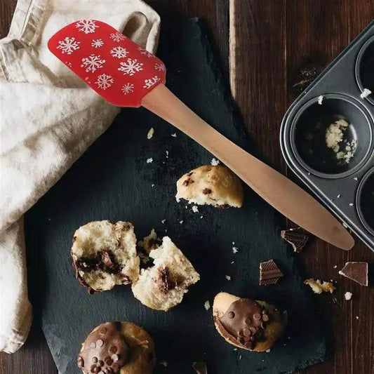 Spatules en Silicone et Bois