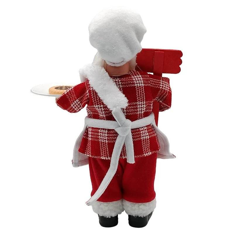 Statue Père Noël Cuisinier